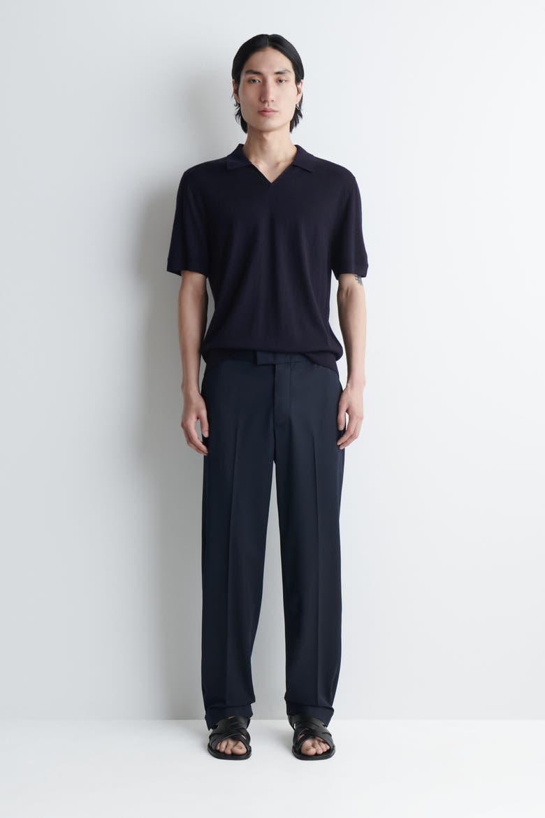 Packable Regular-fit Straight-leg Pants, Main, color, NAVY