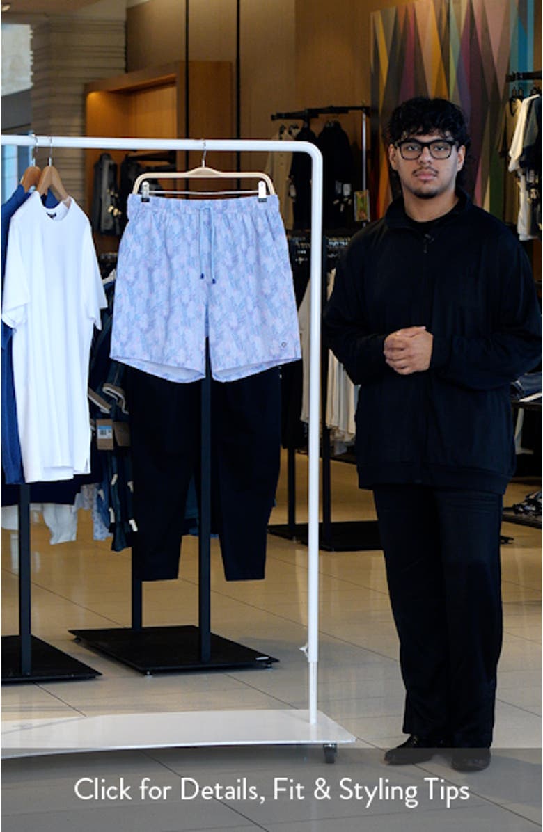 Sunset Palms Swim Trunks, sales video thumbnail