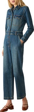 Faherty Michelle Denim Jumpsuit