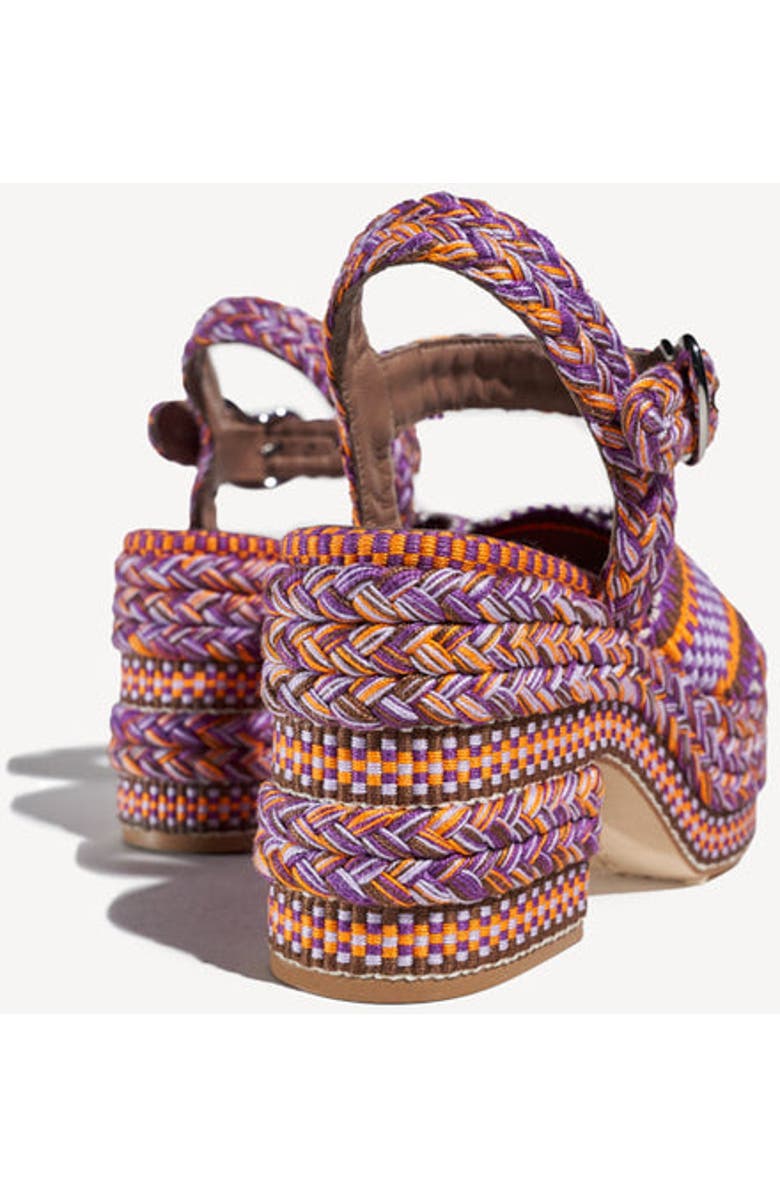 Amambaih Gala High platform sandals, Alternate, color, Orange