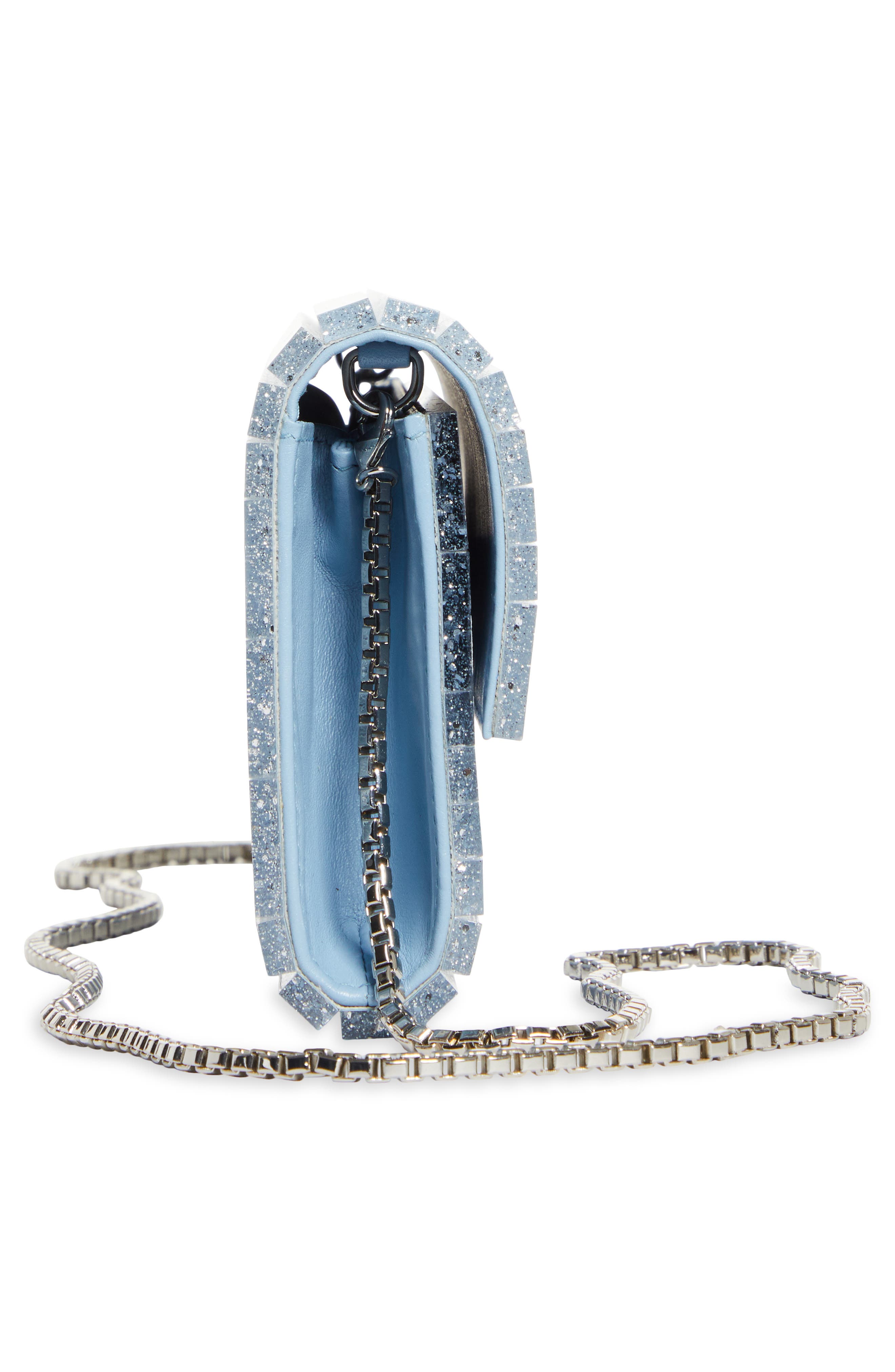 Jimmy Choo Sweetie Glitter Acrylic Clutch, Alternate, color, 