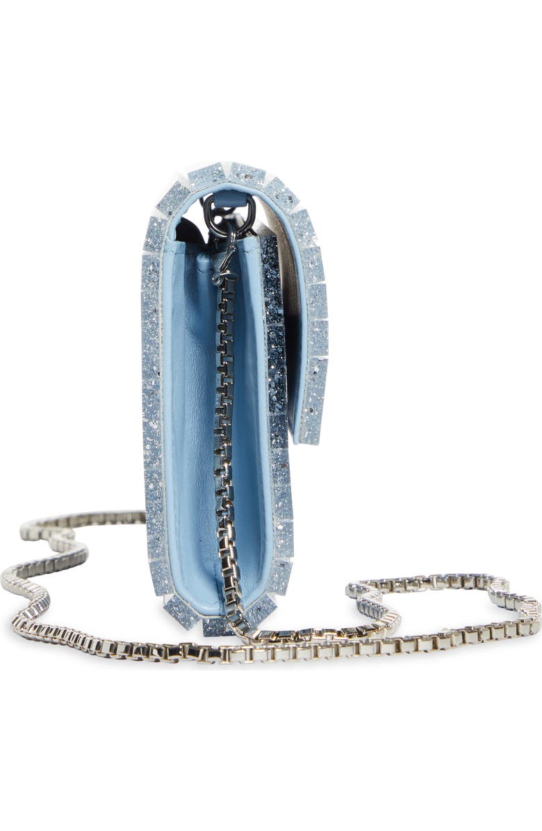 Jimmy Choo Sweetie Glitter Acrylic Clutch, Alternate, color,