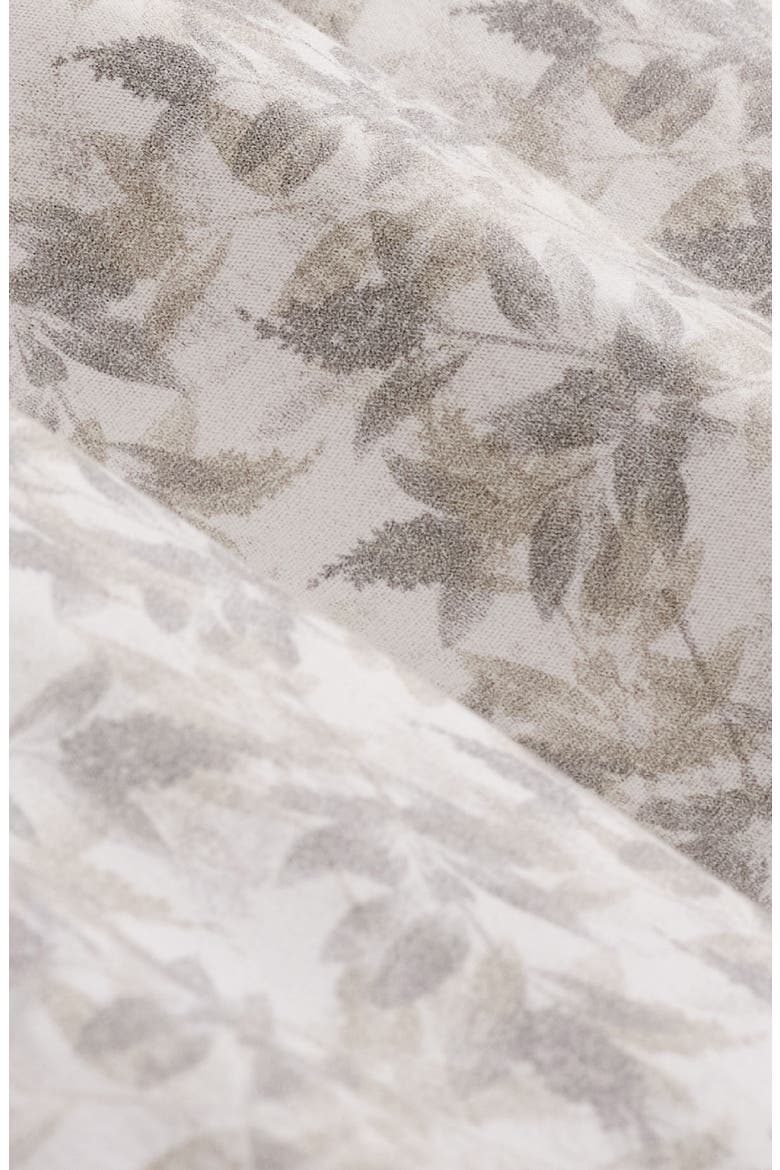 Julian Shaped Fit Leaf Print Stretch Button-Up Shirt, Alternate, color, LIMESTONE