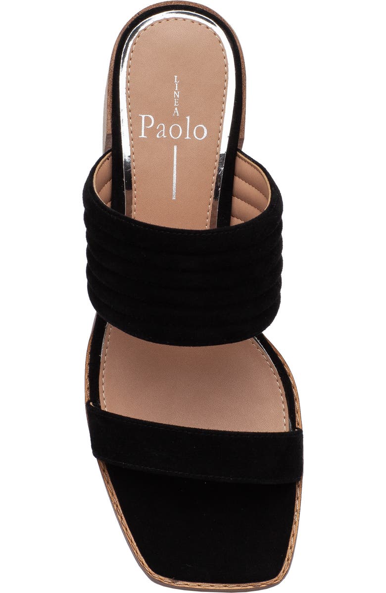 Linea Paolo Ida Slide Sandal, Alternate, color, Black Suede