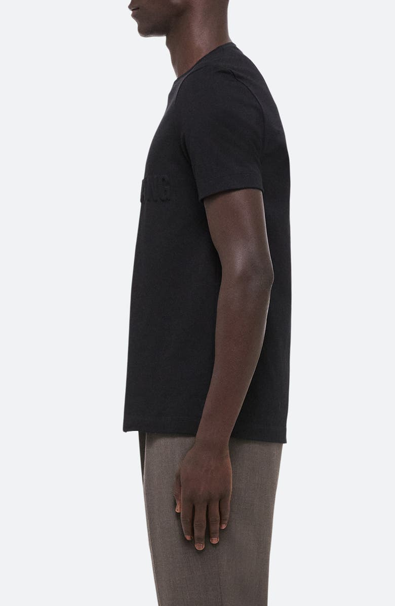 Helmut Lang Embossed Logo T-Shirt, Alternate, color, Black - 001