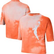 Nike Women's Nike Orange WNBA Team 13 Shadow-Dye Boxy Cropped T-Shirt