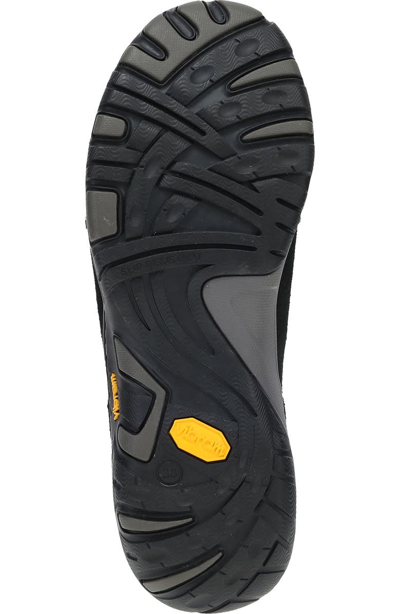 Dansko Pippy Waterproof Clog, Alternate, color, Black Burnished Suede