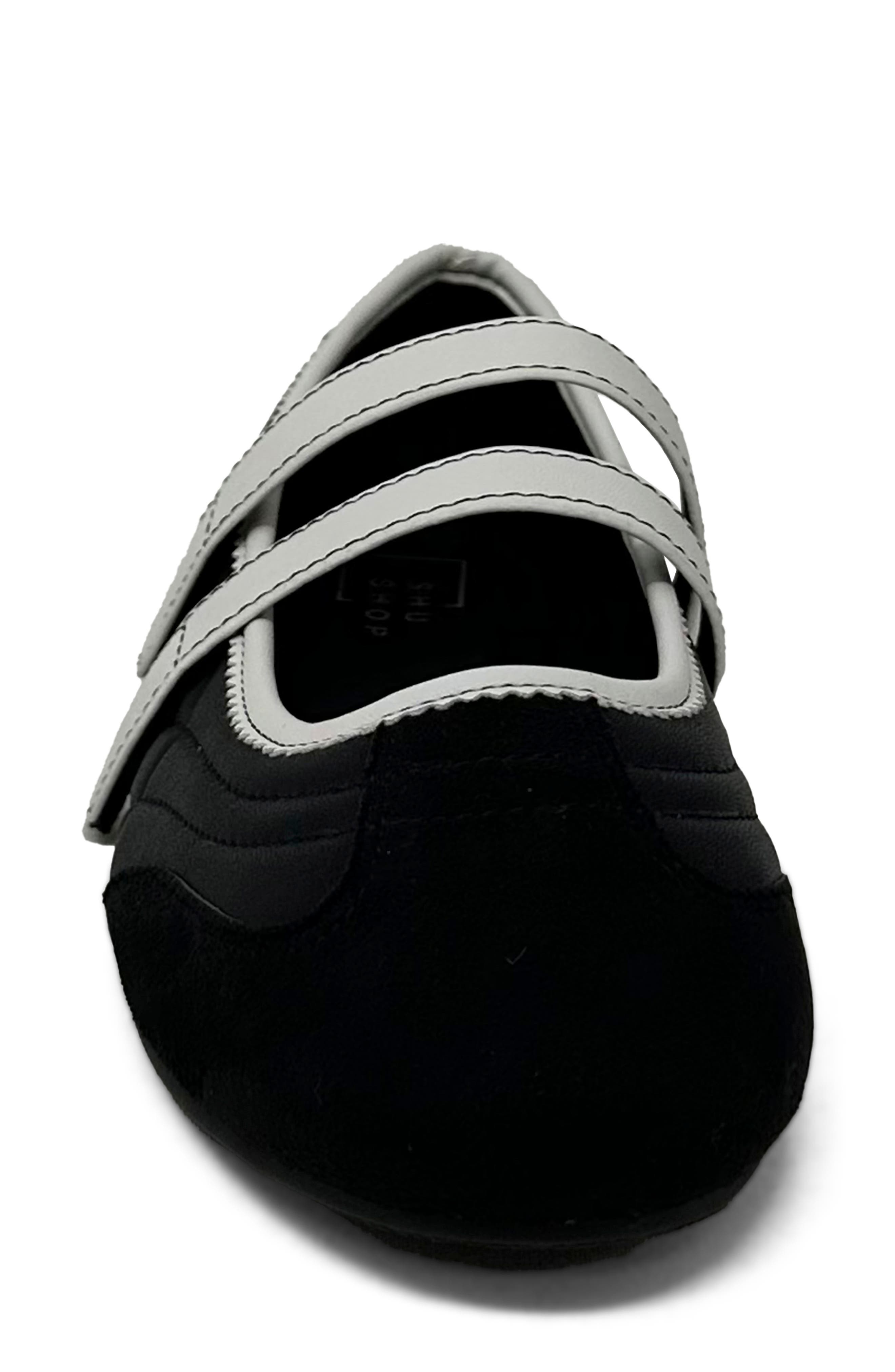 SHUSHOP Salome Flat, Alternate, color, Black