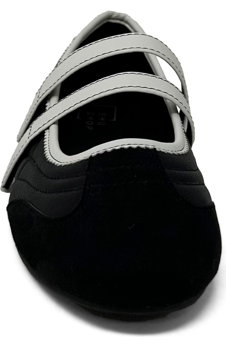 SHUSHOP Salome Flat, Alternate, color, Black