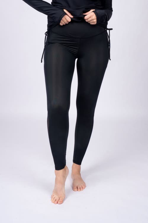Line in the Sand Dive in Swim Leggings in Ink  product