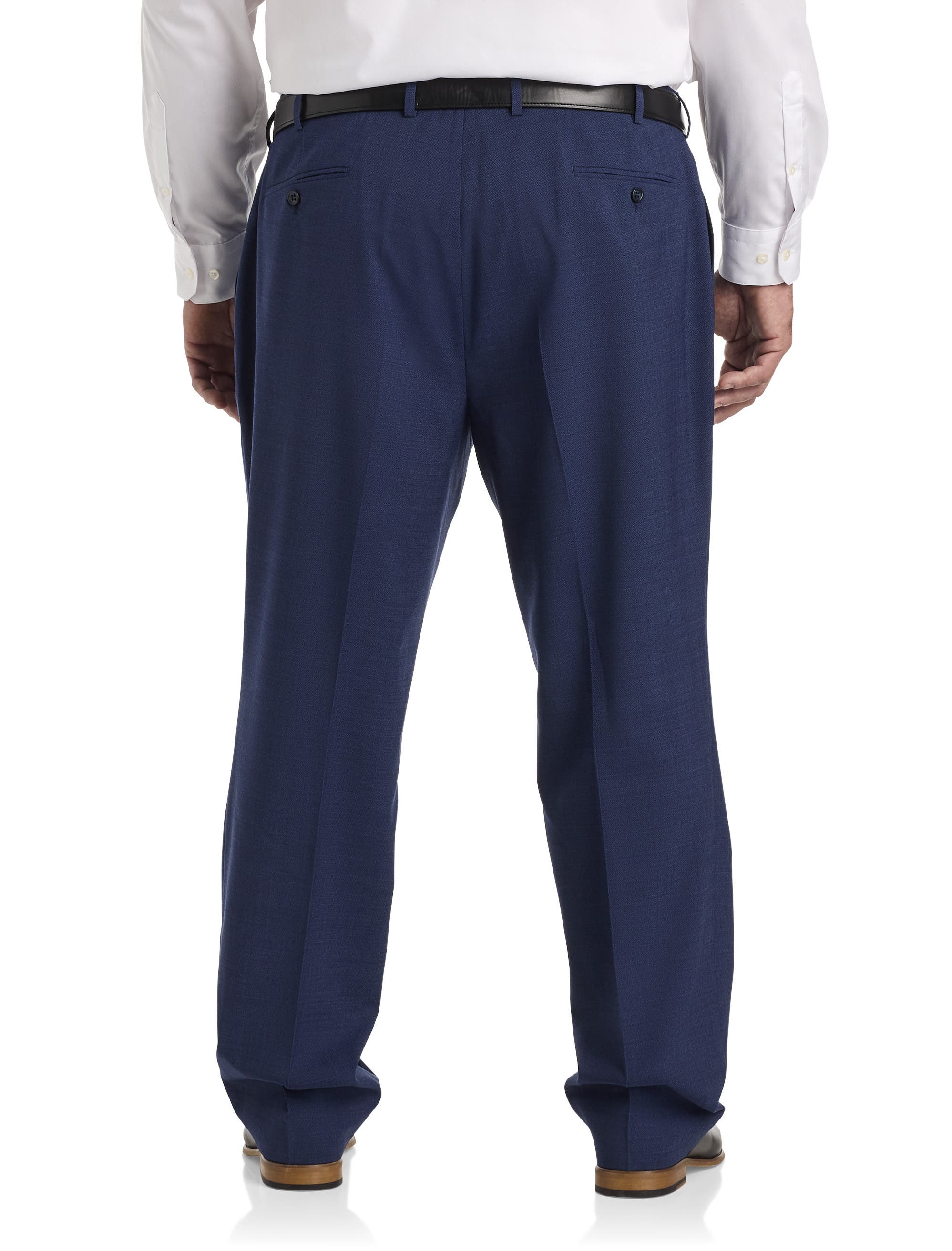 Big & Tall Textured Suit Pants - image 2