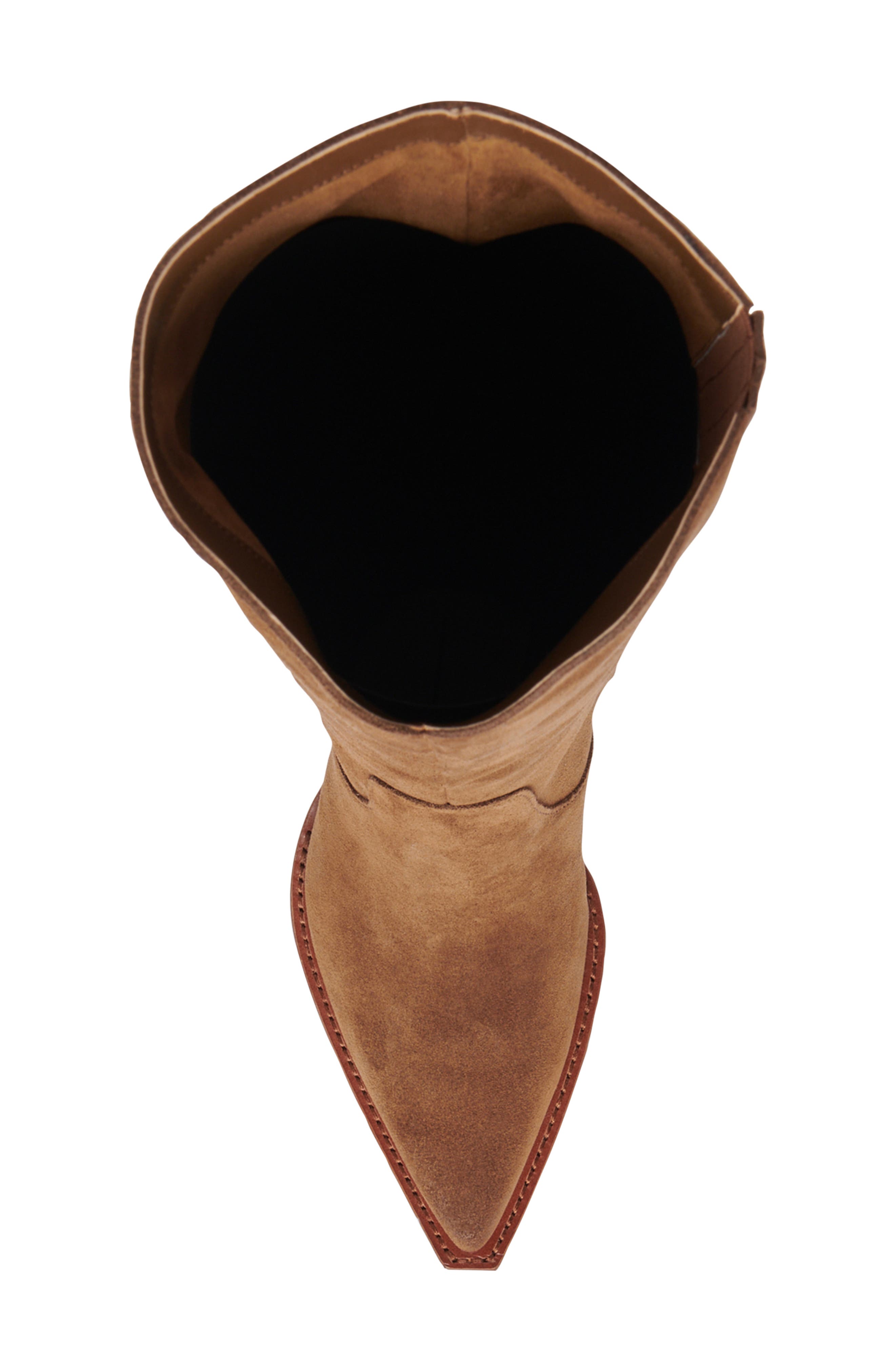 Dolce Vita Raj Pointed Toe Knee High Boot, Alternate, color, Brown Suede