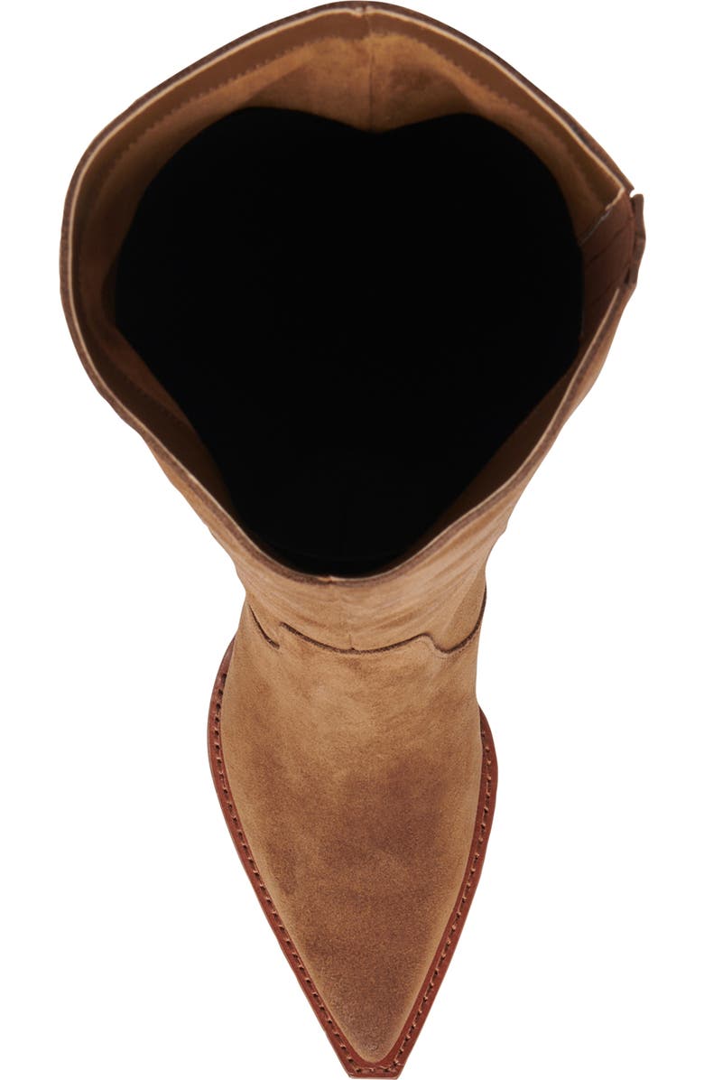 Dolce Vita Raj Pointed Toe Knee High Boot, Alternate, color, Brown Suede