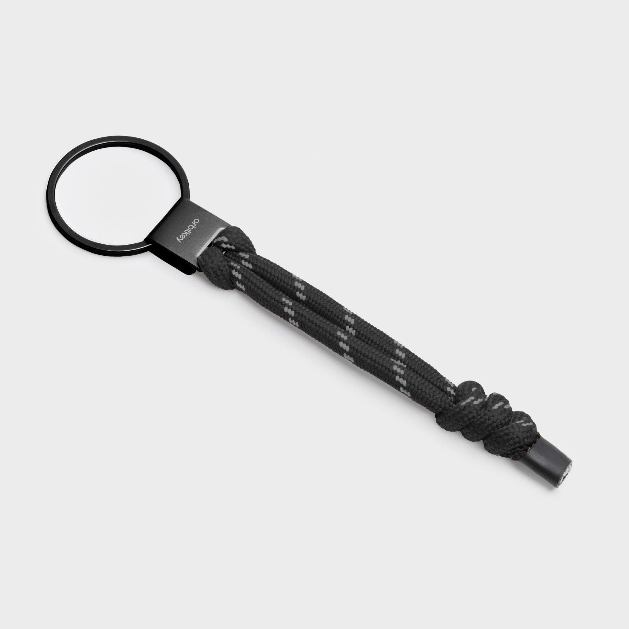 Orbitkey Loop Keychain, Alternate, color, Black