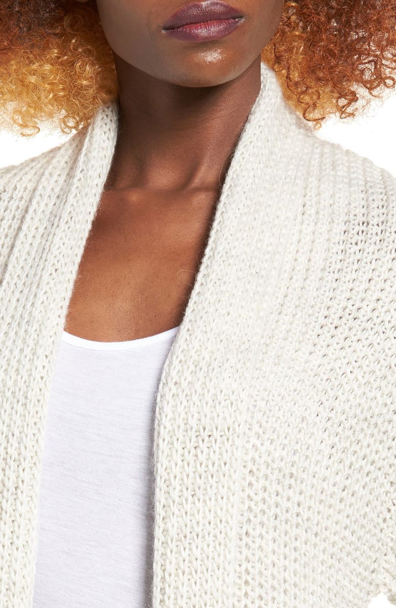 BP. Shawl Collar Knit Cardigan, Alternate, color,