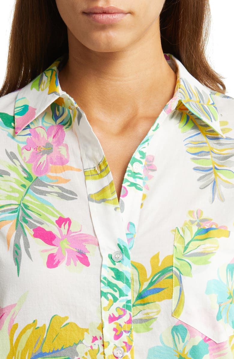 Le Superbe Fruit Salad Cotton Button-Up Shirt, Alternate, color, 