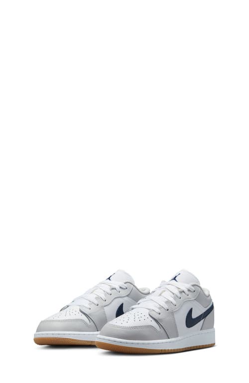 Jordan Boys Aj 1 Low In White