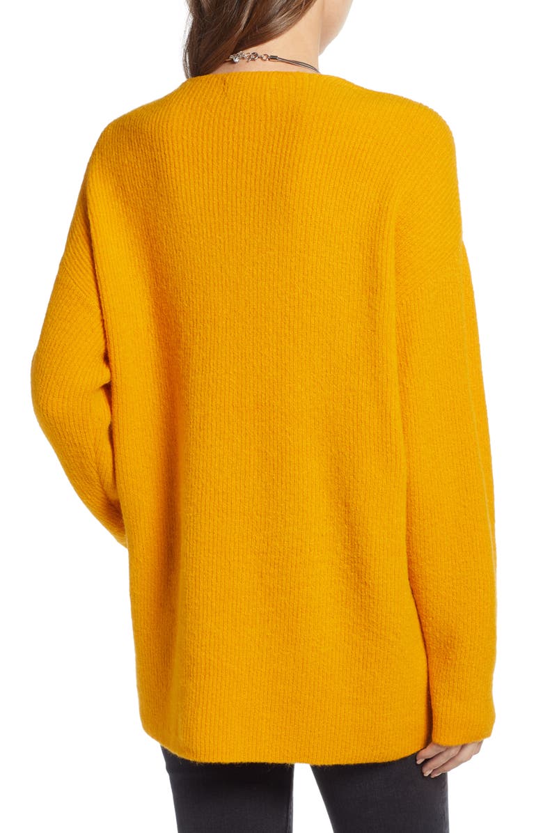 Something Navy Low Neckline Slouchy Pullover, Alternate, color, 