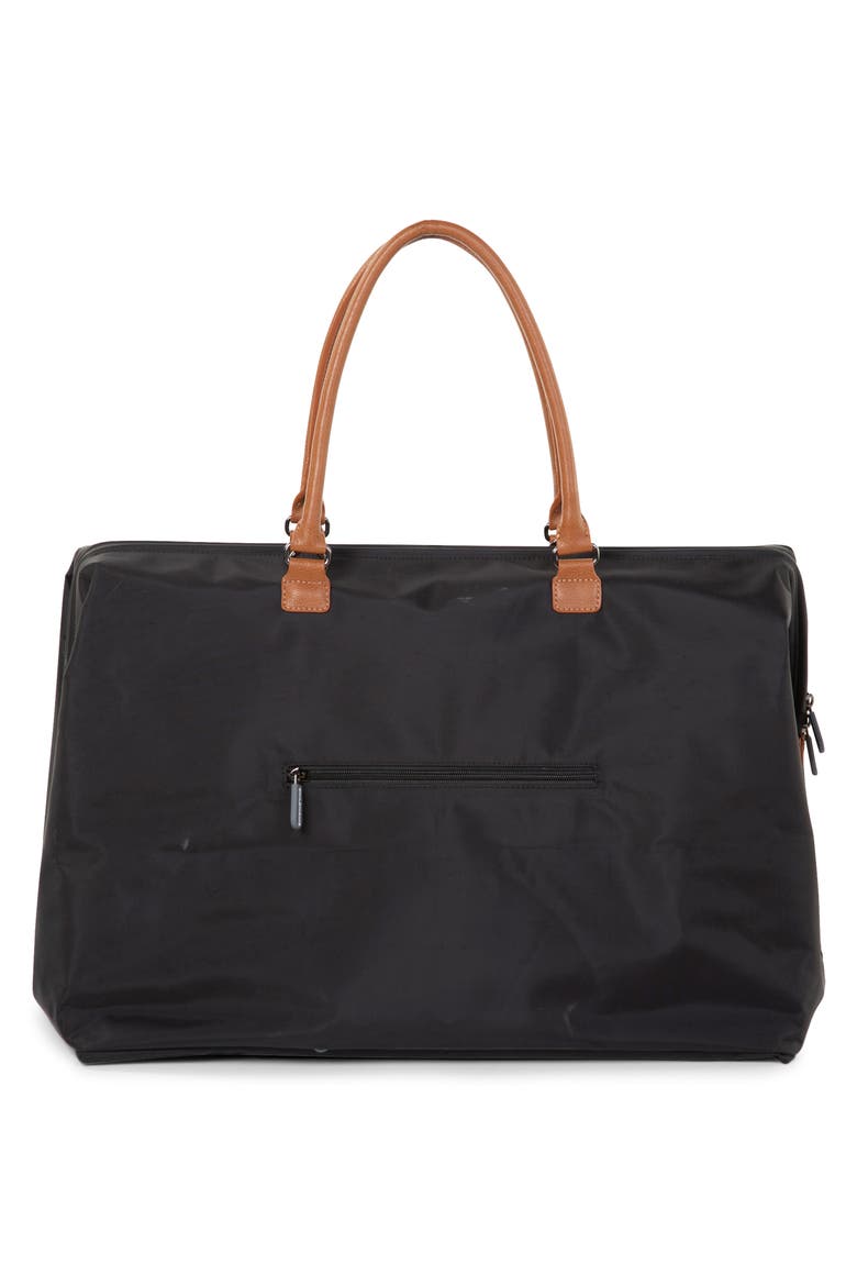 XL Travel Diaper Bag, Alternate, color, BLACK/GOLD