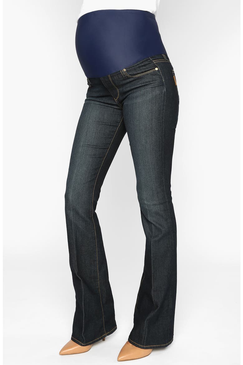 Denim 'Skyline' Maternity Bootcut Jeans, Main, color, CARSON