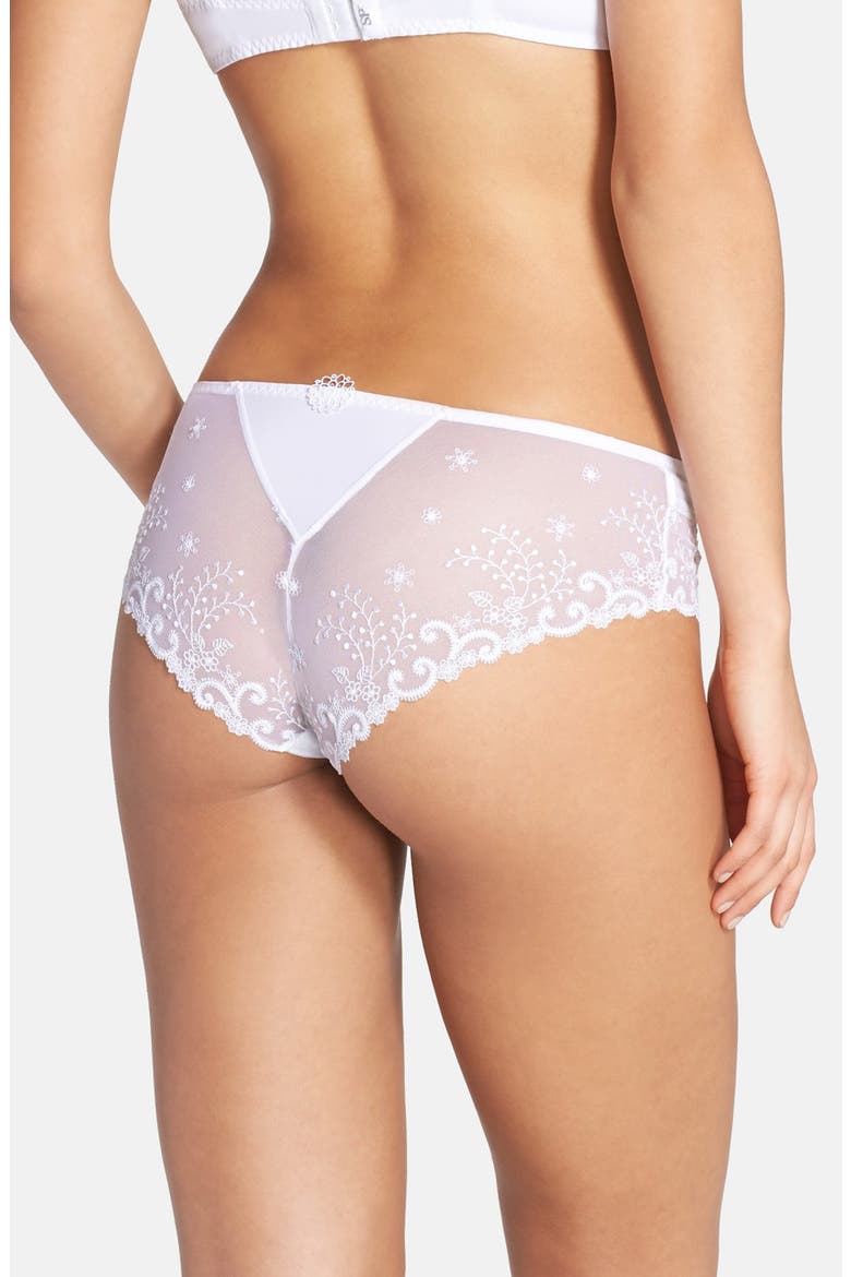 'Delice' Boyshorts, Alternate, color, WHITE