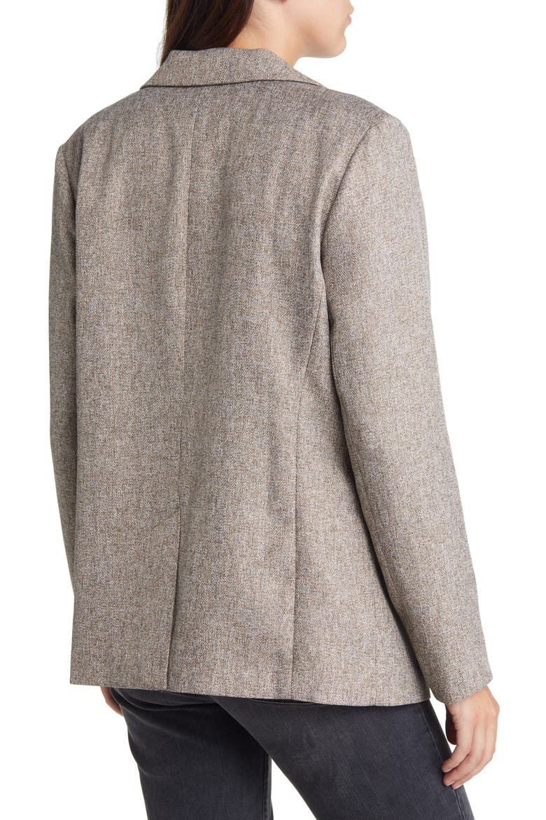 Tailored Blazer, Alternate, color, TAN TIMBER HEATHER