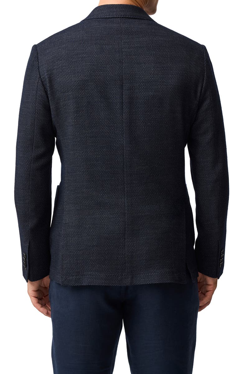 Rodd & Gunn Haldon Regular Fit Stretch Wool & Cotton Sport Coat, Alternate, color, Midnight