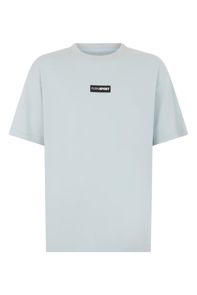 Slub Cotton T-Shirt Scratch Men, Main, color, lightblue