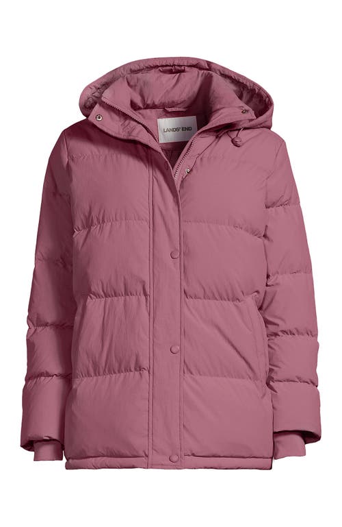 Lands' End Wide Channel 600 Down Puffer Jacket In Pink