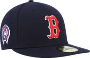 New Era Men's New Era Navy Boston Red Sox 9/11 Memorial Side Patch 59FIFTY Fitted Hat