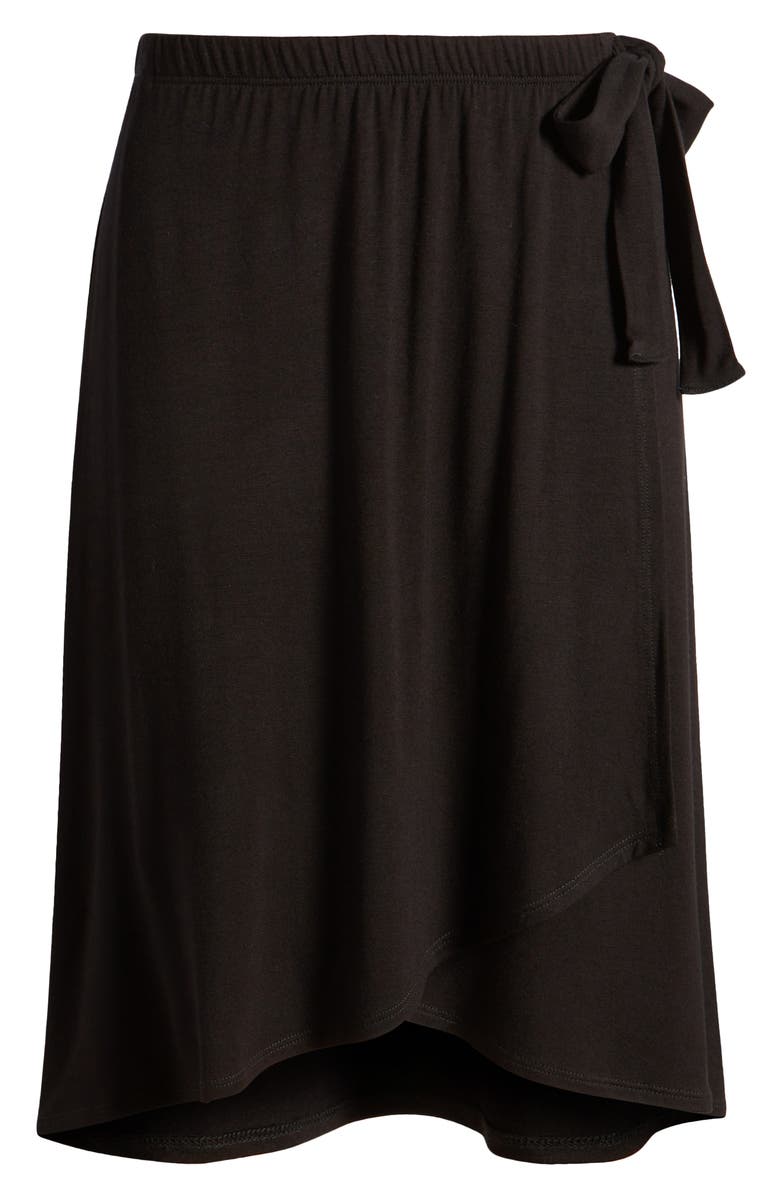 Loveappella Faux Wrap Skirt, Alternate, color, 