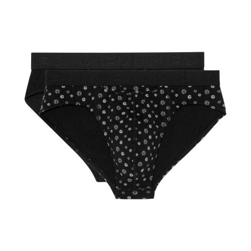 Hom Usa Joan #2 Mini Briefs Ho1 2-pack In Black
