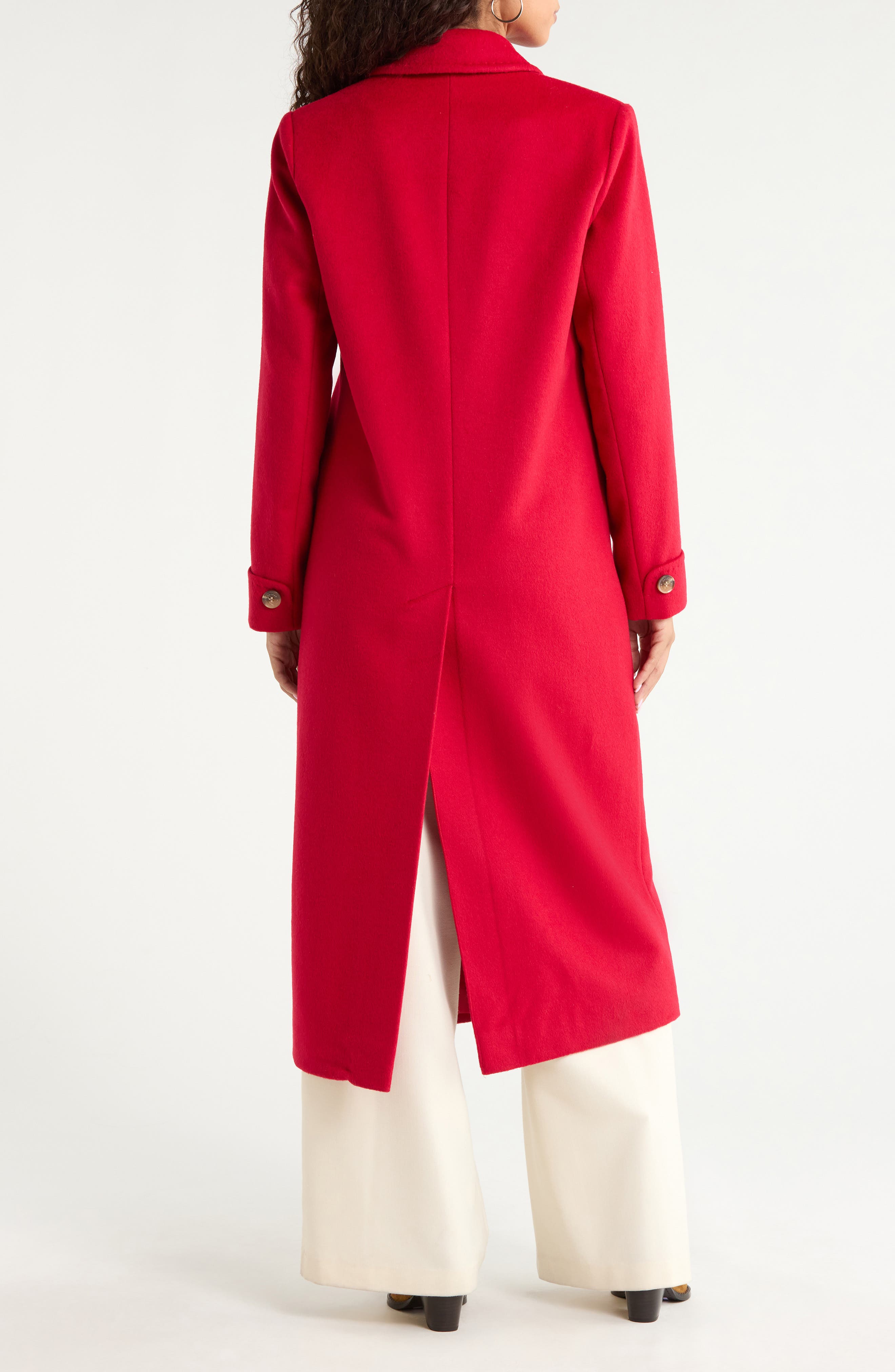Женские куртки Lauren Ralph Lauren Longline Wool Blend Reefer Coat — фото 2