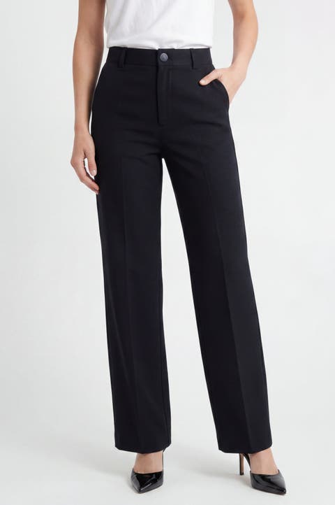 Women's Classic High Waist Wide Leg Pants