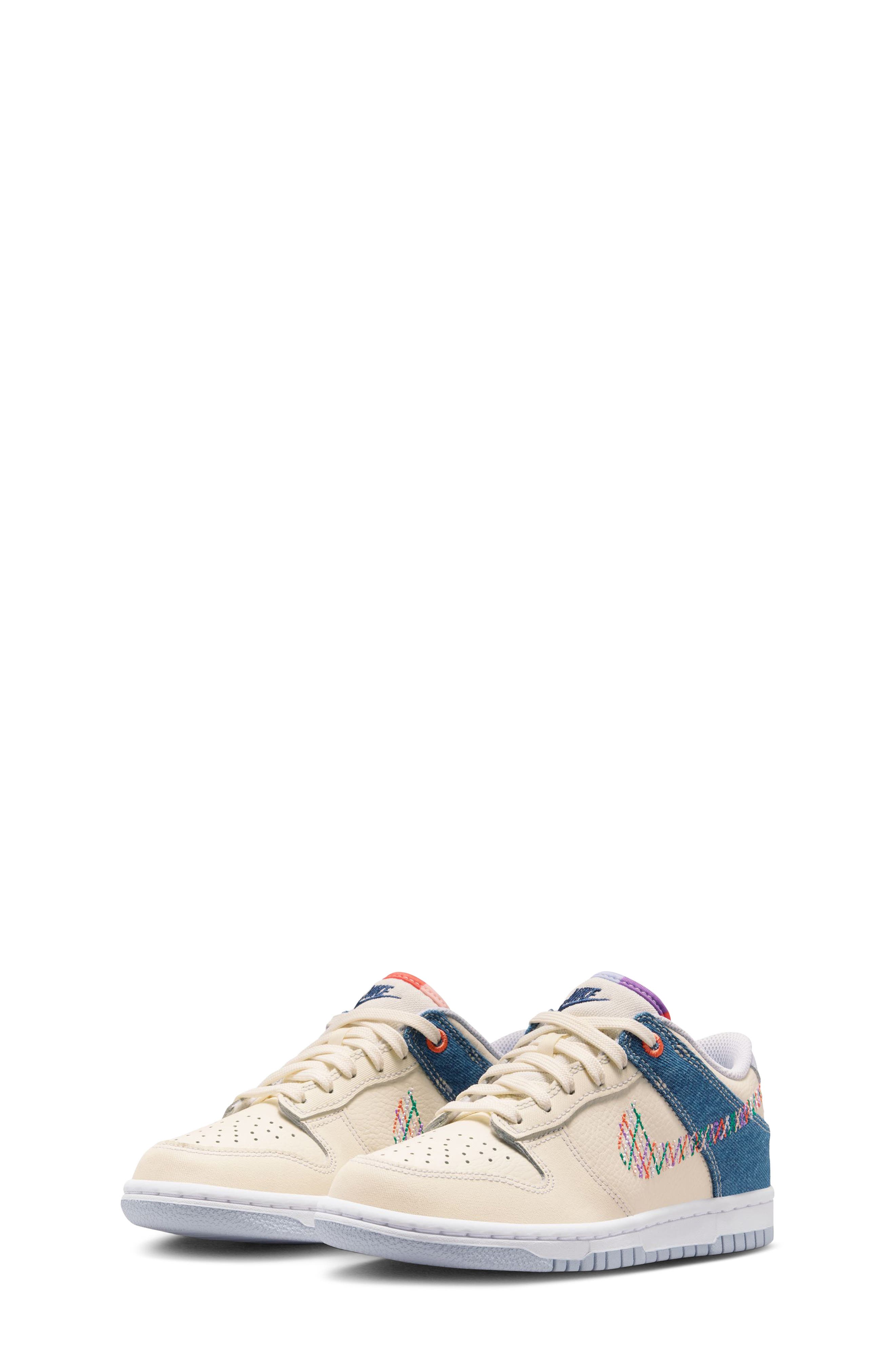 Nike Kids' Dunk Low Basketball Sneaker, Main, color, 