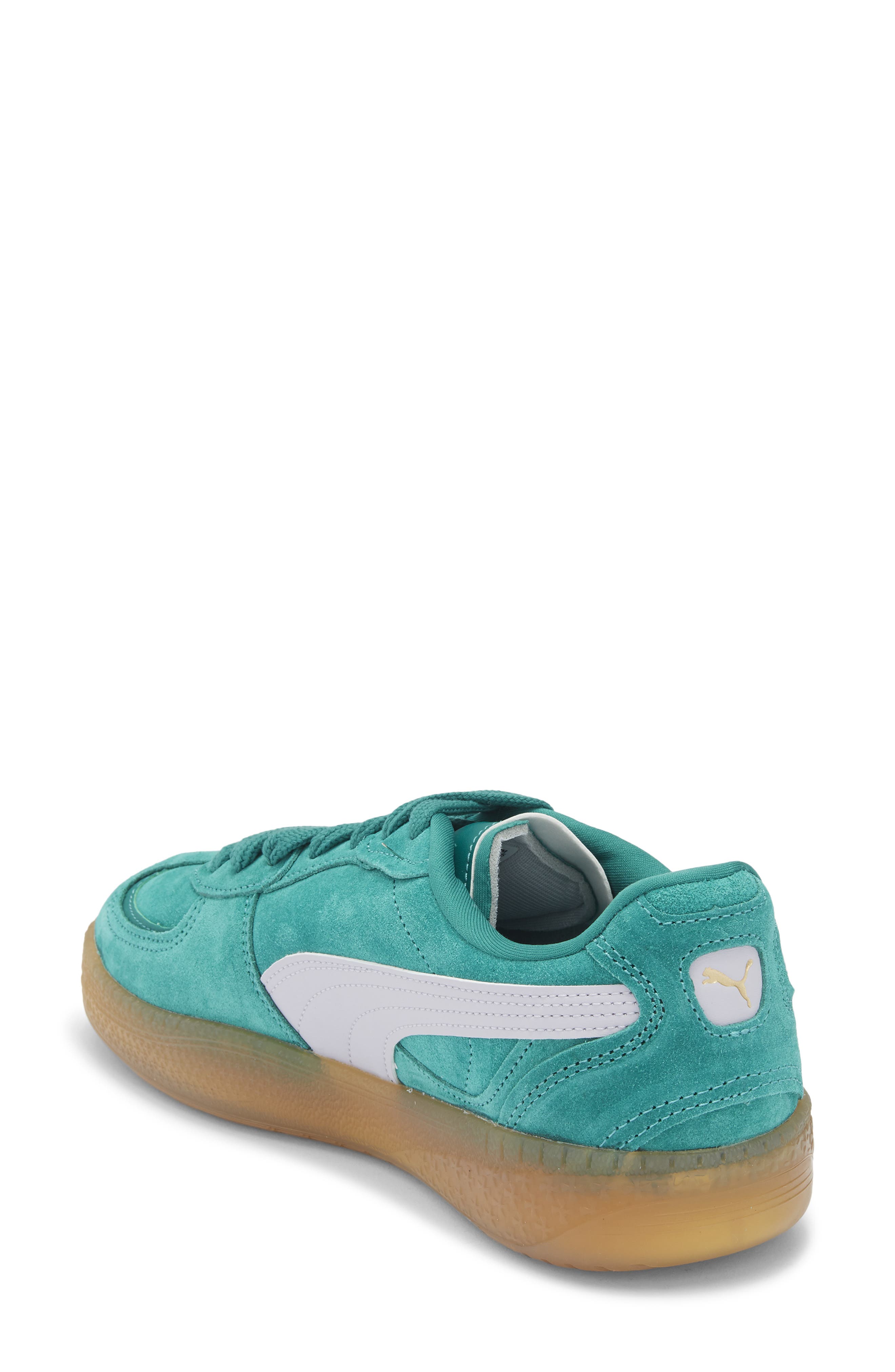PUMA Palermo Moda Xtra Gum Rubber Sneaker, Alternate, color, Wild Green/ Lilac Crush