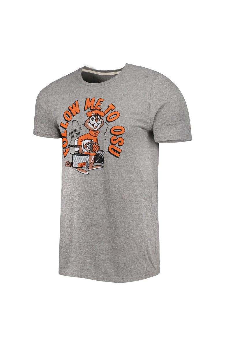 HOMEFIELD Men's Homefield Heather Gray Oregon State Beavers T-Shirt, Alternate, color, 