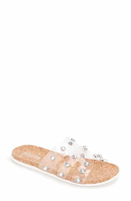 Reaction Kenneth Cole Embellished H-Band Sandal