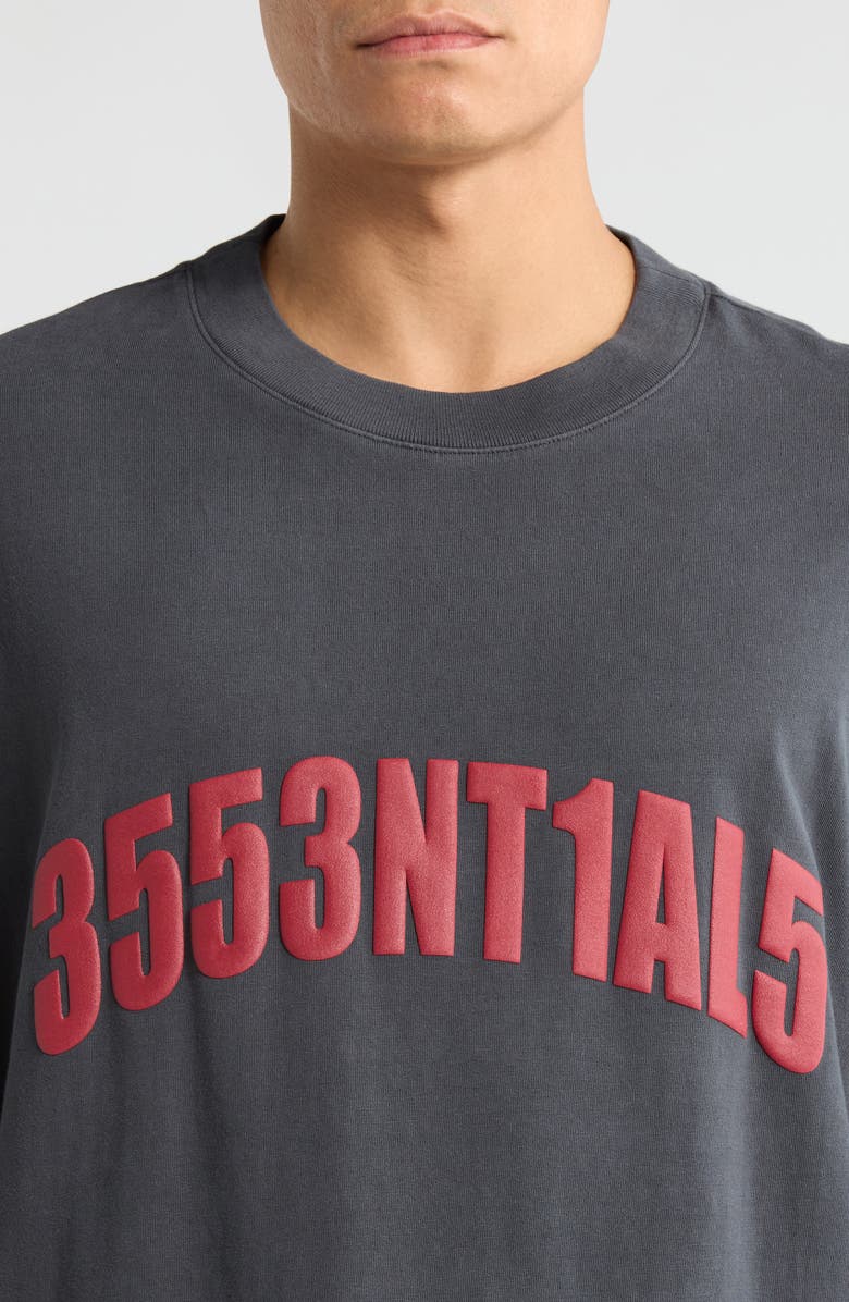 Fear of God Essentials '90s Fit Logo Graphic T-Shirt, Alternate, color, Iron Grey