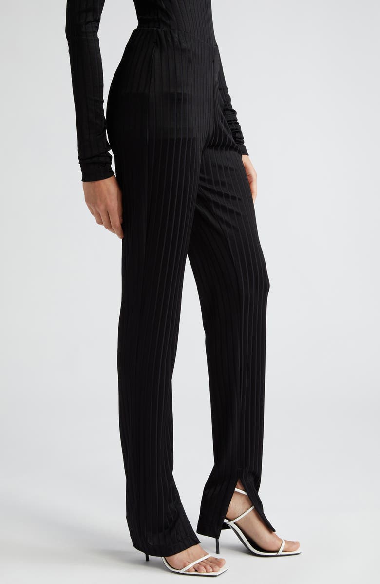 BITE Studios Split Hem Rib Pants, Alternate, color, 