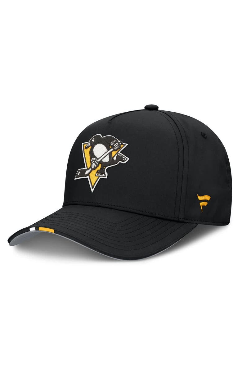 FANATICS Men's Fanatics Black Pittsburgh Penguins 2025 NHL Draft Authentic Pro On-Stage Podium A-Frame Adjustable Hat, Alternate, color, Black