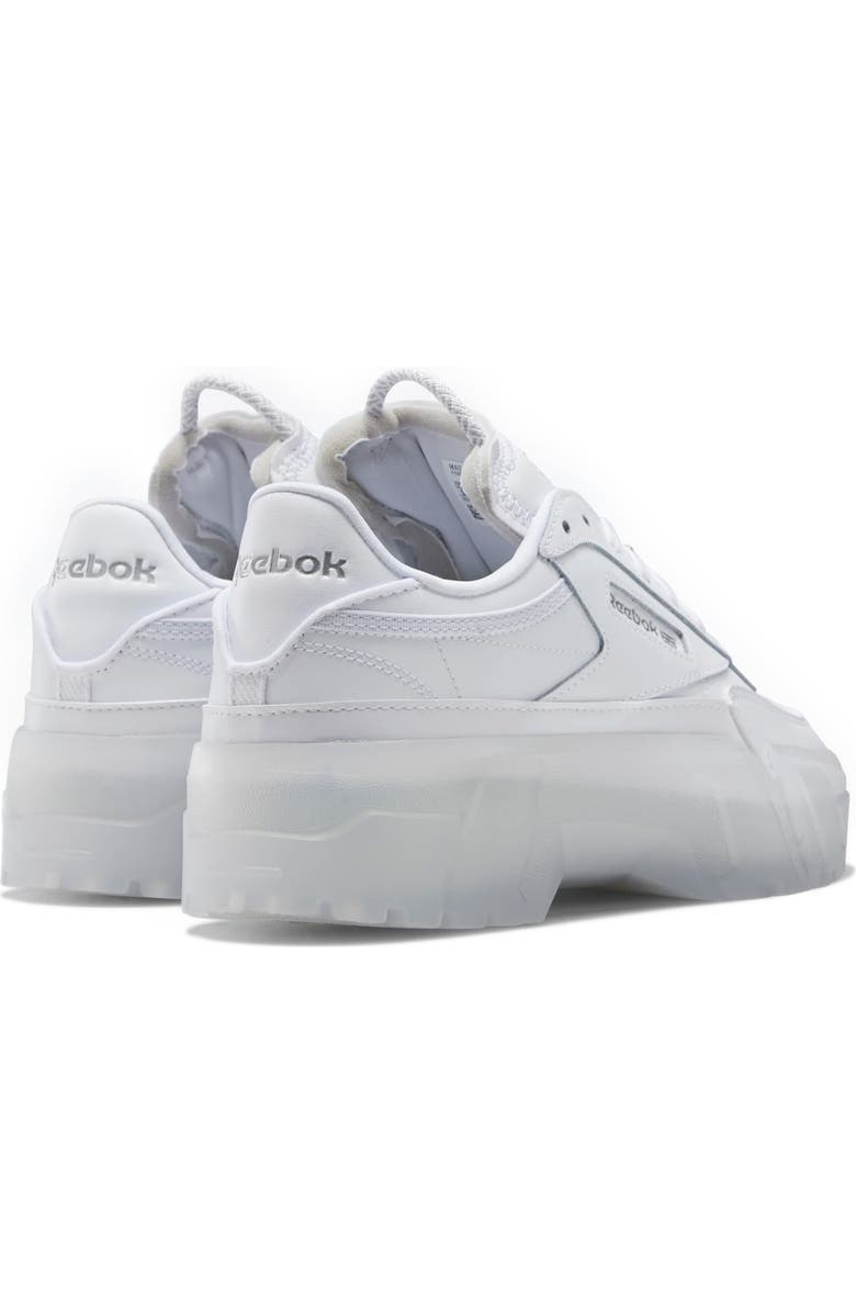 Reebok Club C Cardi Platform Sneaker, Alternate, color, White/ White/ White