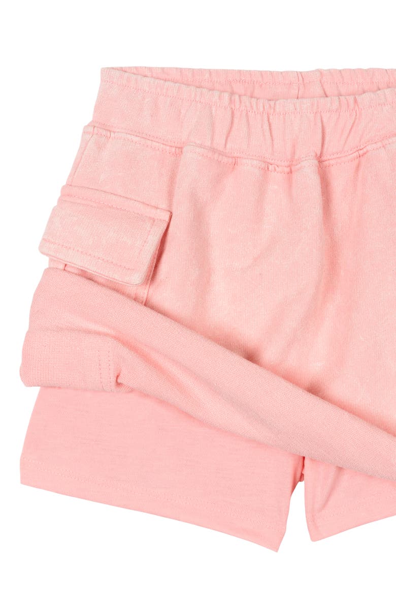 Minnie Mouse 2-Piece Mineral Wash Tee and Skort Set, Alternate, color, Pink Mineral Minnie