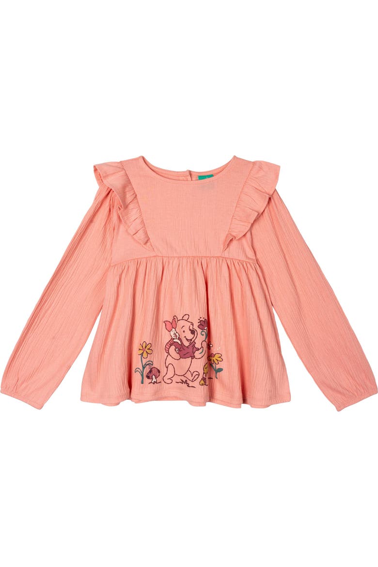 Winnie the Pooh 2-Piece Top and Denim Pants Set, Alternate, color, Pink Pooh and Piglet