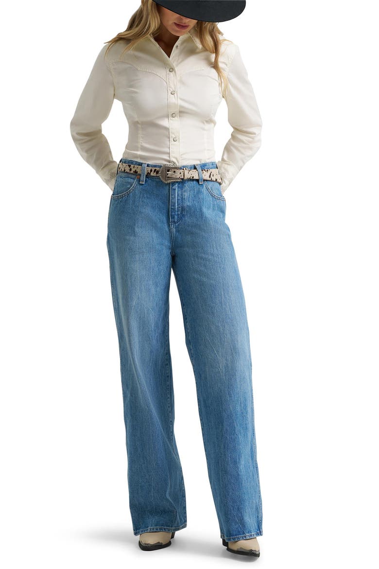 Joey Wide Leg Jeans, Alternate, color, STORM TRAIL