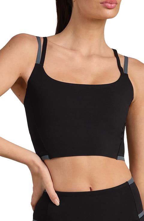 Instinct Contrast Longline UPF 50+ Sports Bra