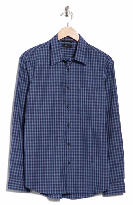 Check Cotton Button-Up Shirt