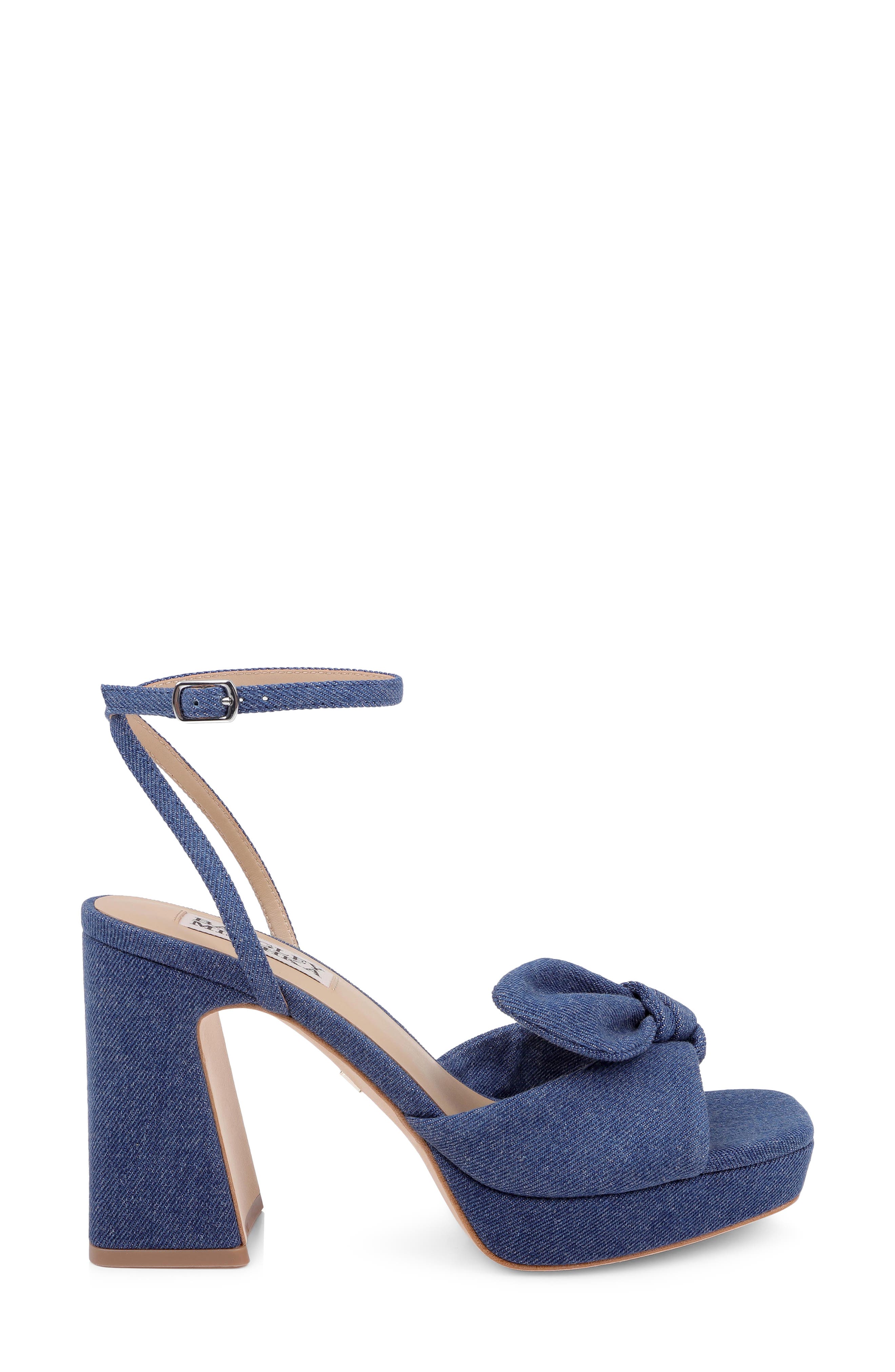 Yuki Ankle Strap Platform Sandal, Alternate, color, DARK DENIM