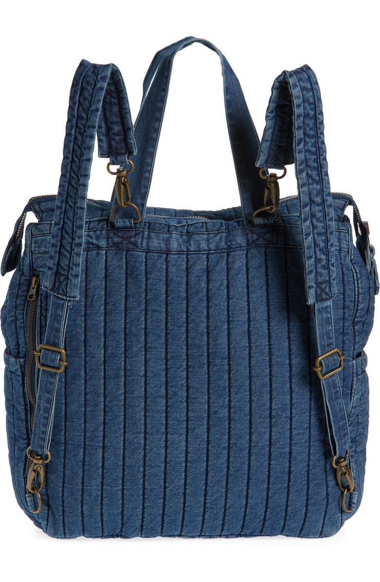 Pehr Convertible Denim Diaper Bag, Alternate, color,
