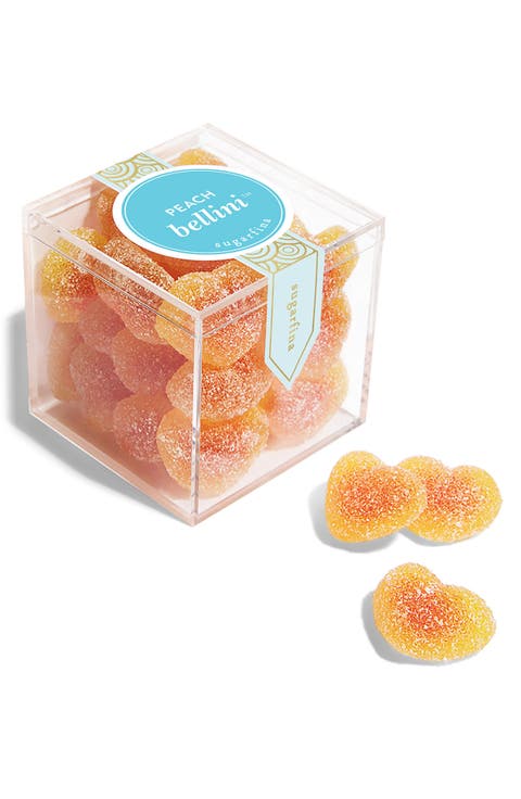 Peach Bellini Gummy Candy Cube